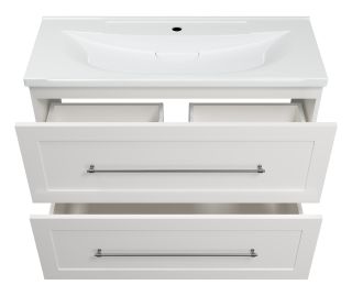 Напольная тумба под раковину Misty Марта 100см белый